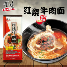 顶味 红烧牛肉面 2人份 (带调料包) 250g